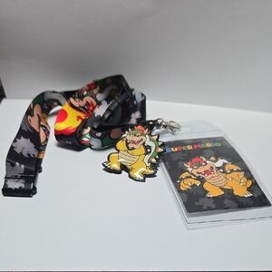 Super Mario Bowser Lanyard